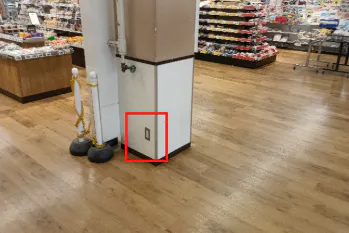 【イオンスタイル矢巾】イートインスペース前 販促プロモーションや物販に最適なスーパー店内催事イベントスペース