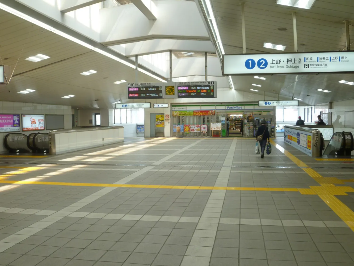 【八千代台駅】食物販やポップアップストアに最適な人の流動が多い改札前コンコース