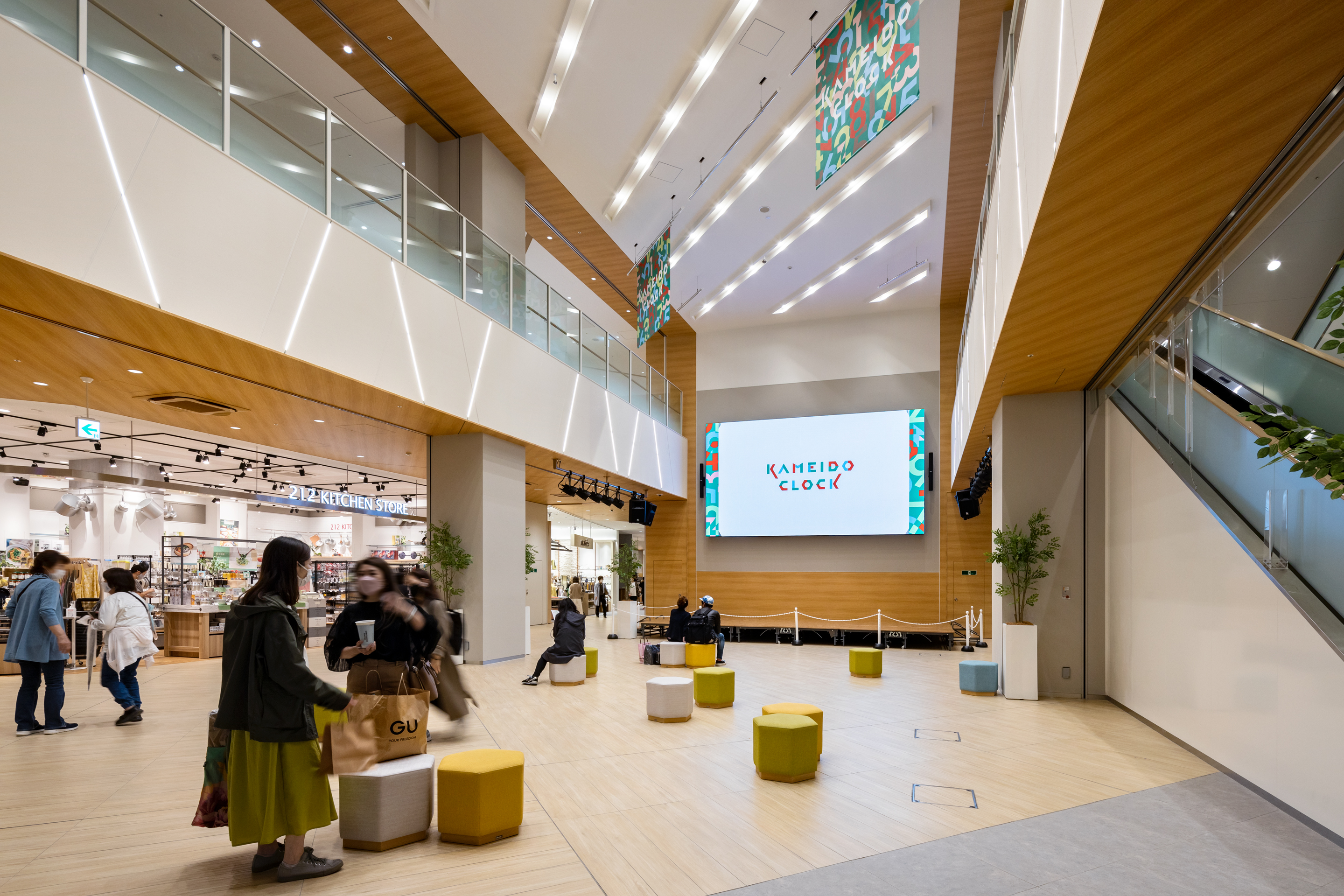 【KAMEIDO CLOCK】1Fカメクロコート 大型イベント、体験型イベントに最適な催事イベントスペース