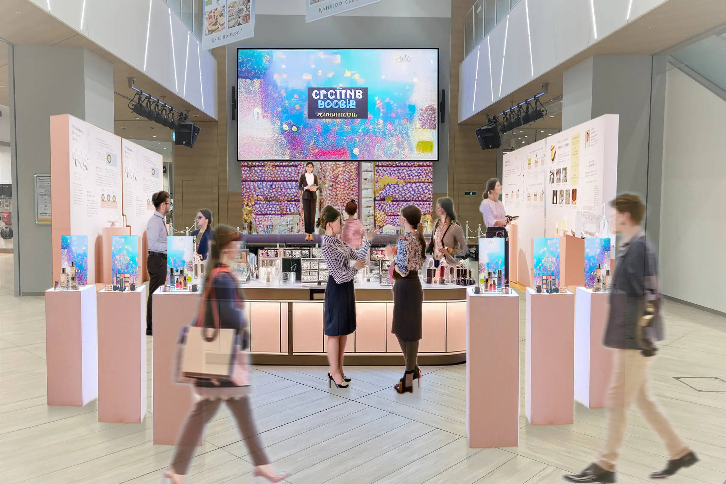 【KAMEIDO CLOCK】1Fカメクロコート 大型イベント、体験型イベントに最適な催事イベントスペース