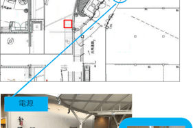 【みのおキューズモール】「⑧L通り Cスペース」各種プロモーションに最適なステージ近くのイベントスペース