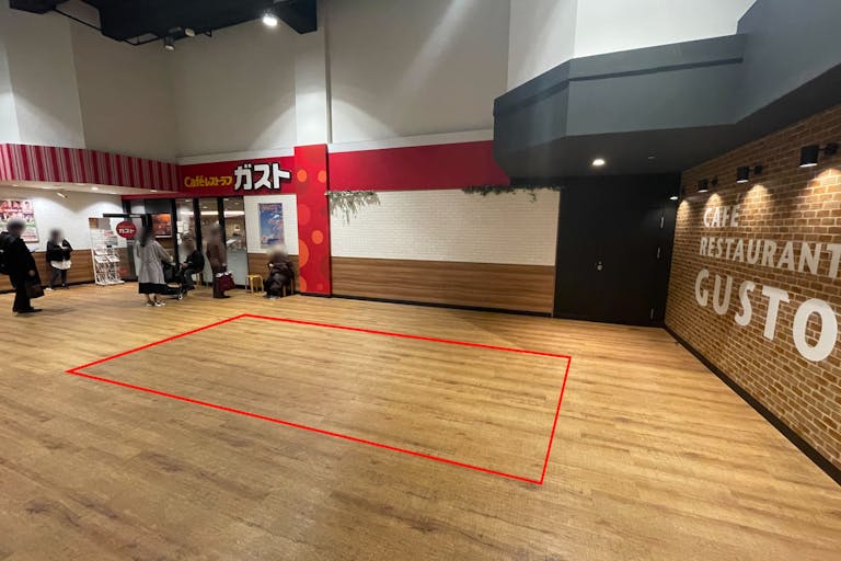 【ピアザ松戸/松戸駅東口直結】各種プロモーションやポップアップストアに最適な駅出口直結の商業施設7階にある飲食店前のイベントスペースの画像2