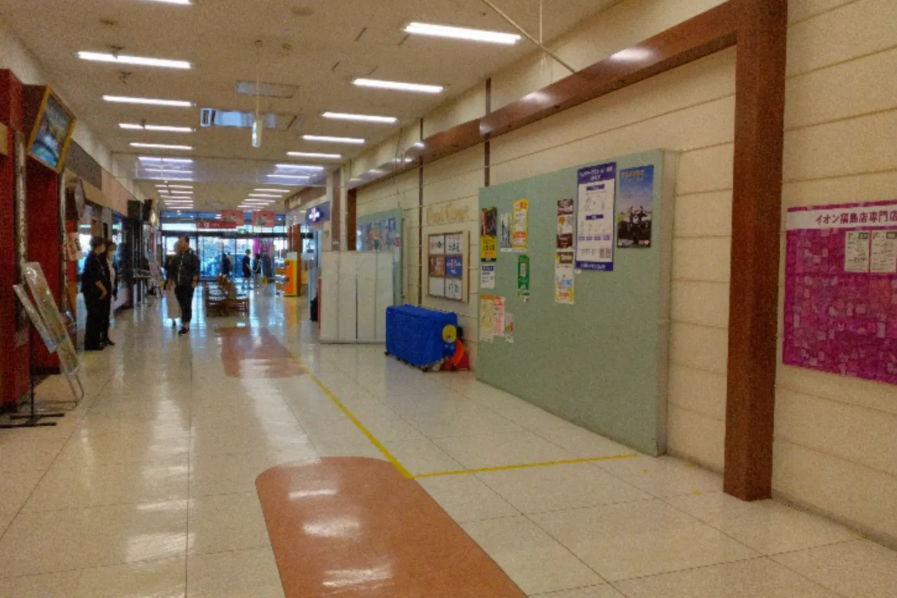 【イオン福島店】1階飲食店街通路 販促プロモーションに最適なスーパー店内催事イベントスペース