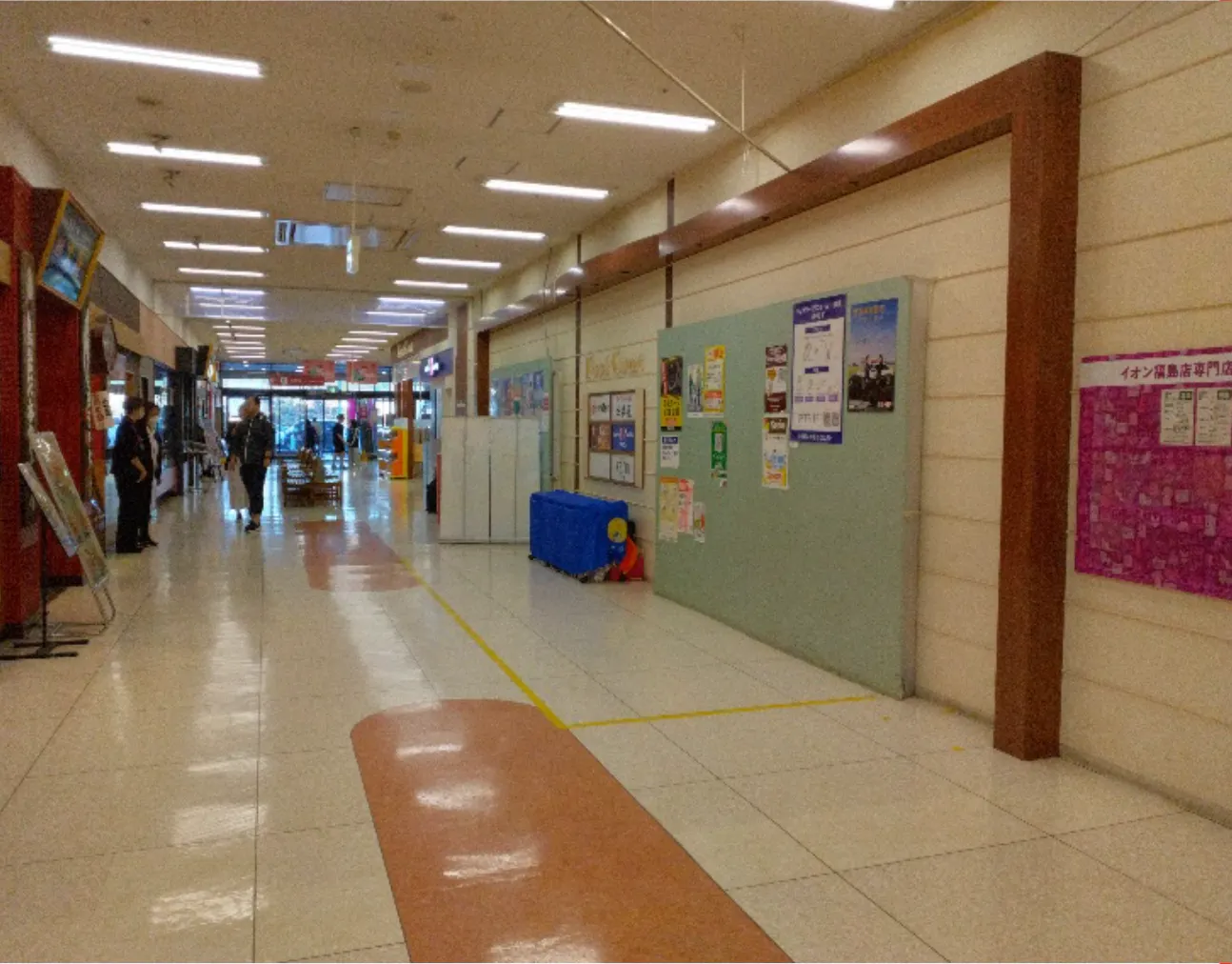 【イオン福島店】1階飲食店街通路 販促プロモーションに最適なスーパー店内催事イベントスペース