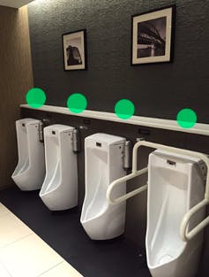 【イオンモール神戸南】モール内広告 化粧室の画像