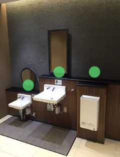 【イオンモール神戸南】モール内広告 化粧室