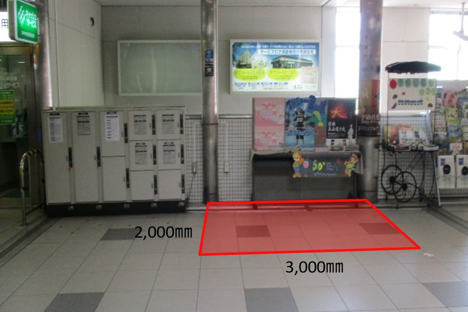 【丹波橋駅】プロモーションイベントや食物販、物販のポップアップストアに最適な良トラフィックな改札内イベントスペース