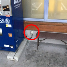 二股ソケットが必要です