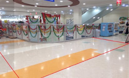 【イオンタウン塩釜/2F中央スペース】PRイベントやポップアップストアに最適な駅近立地のイオンタウン塩釜内にある2F中央のイベントスペース