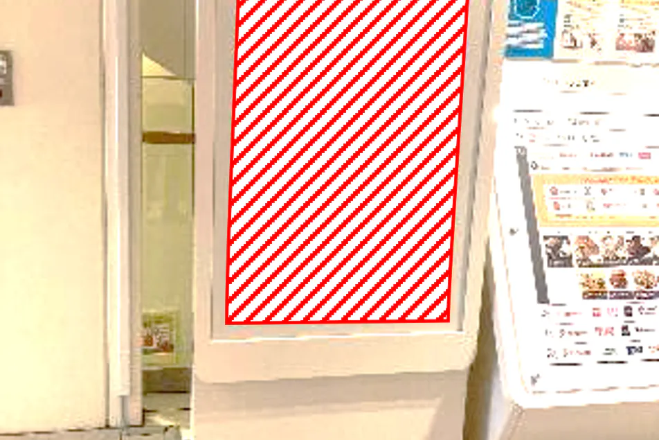 【あべのキューズモール】あべのキューズモール【メディア】「④‐bデジタルサイネージ縦型」