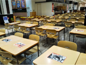 【イオンモール岡山】モール内広告 フードコート