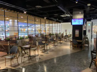 【イオンモール岡山】モール内広告 フードコート