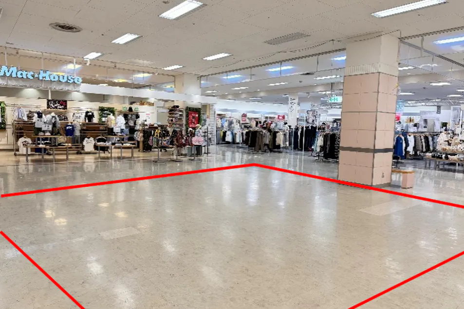 【イオン白河西郷店】2階催事スペース 販促プロモーションや物販に最適なスーパー店内催事イベントスペース