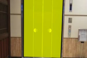 【イオン藤井寺ショッピングセンター】モール内広告 エレベーター