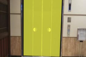 【イオン藤井寺ショッピングセンター】モール内広告 エレベーター