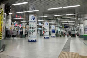 【東葉勝田台駅】プロモーションや食物販に最適な人流の多い改札前スペース