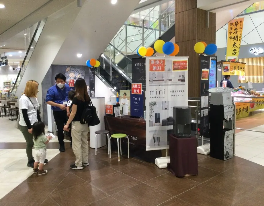 【イオンタウン茨木太田】セールスプロモーションやポップアップストアに適した施設中央のイベントスペース(1階中央エスカレーター前)