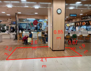【イオン青森店】フードコート入口 販促プロモーションに最適なスーパー店内催事イベントスペース
