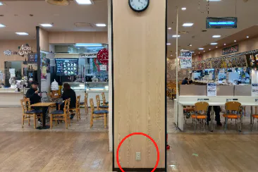 【イオン青森店】フードコート入口 販促プロモーションに最適なスーパー店内催事イベントスペース