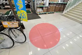 【HIヒロセスーパーコンボ明野店】プロモーションイベントに最適なホームセンターの1Fエレベーターホールスペース