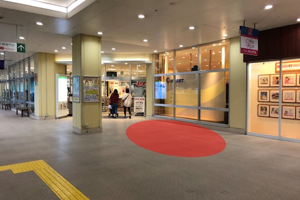 【OSC湘南シティ】ポップアップストアやセールスプロモーションに最適な商業施設内のエレベーターホール前のイベントスペース