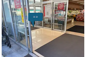 【西友 南葛西店】1F風除室 プロモーション用途や物販、食物販のポップアップストアに最適なスーパー店内催事イベントスペース