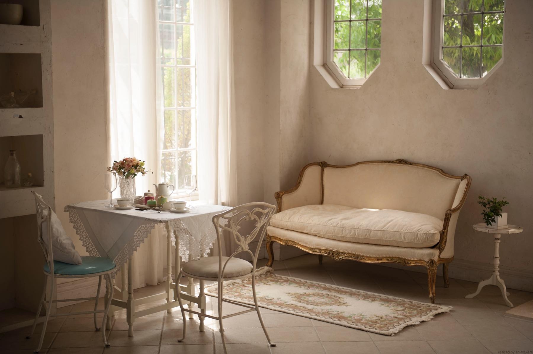 家具小道具のレンタルでお好きな雰囲気にコーディネートも可能です