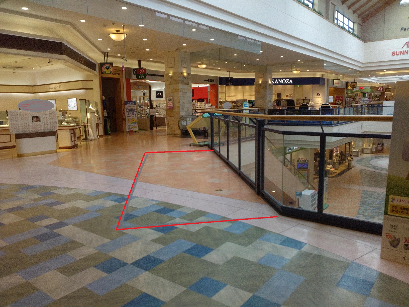 【イオンパークプレイス大分】セイハ英語学院前　催事スペース