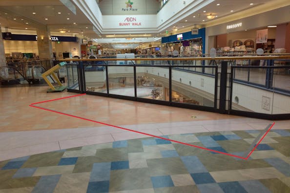 【イオンパークプレイス大分(大分県)】セイハ英語学院前 催事スペース