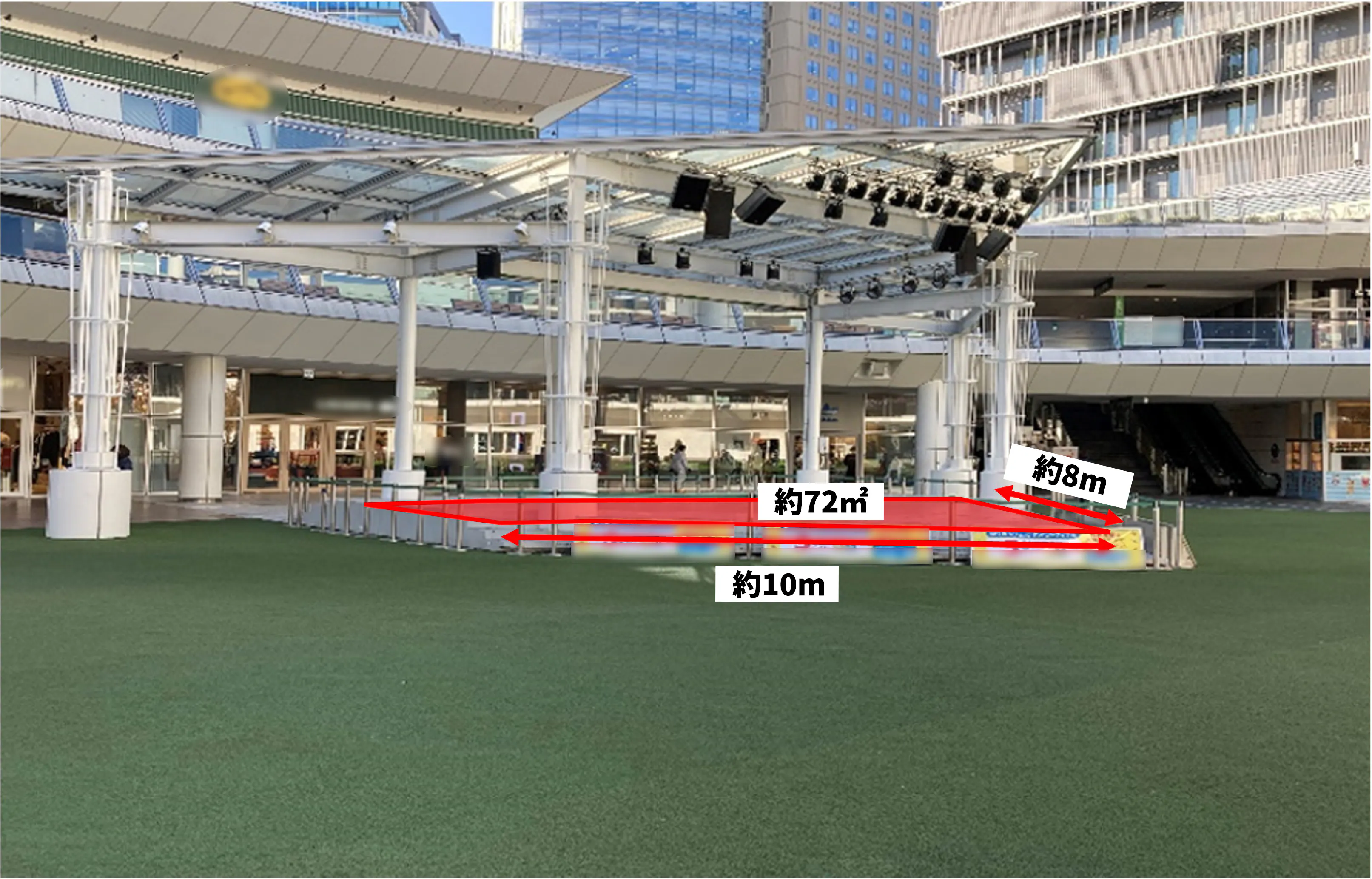 【ラゾーナ川崎プラザ】2階 ルーファ広場 グランドステージ