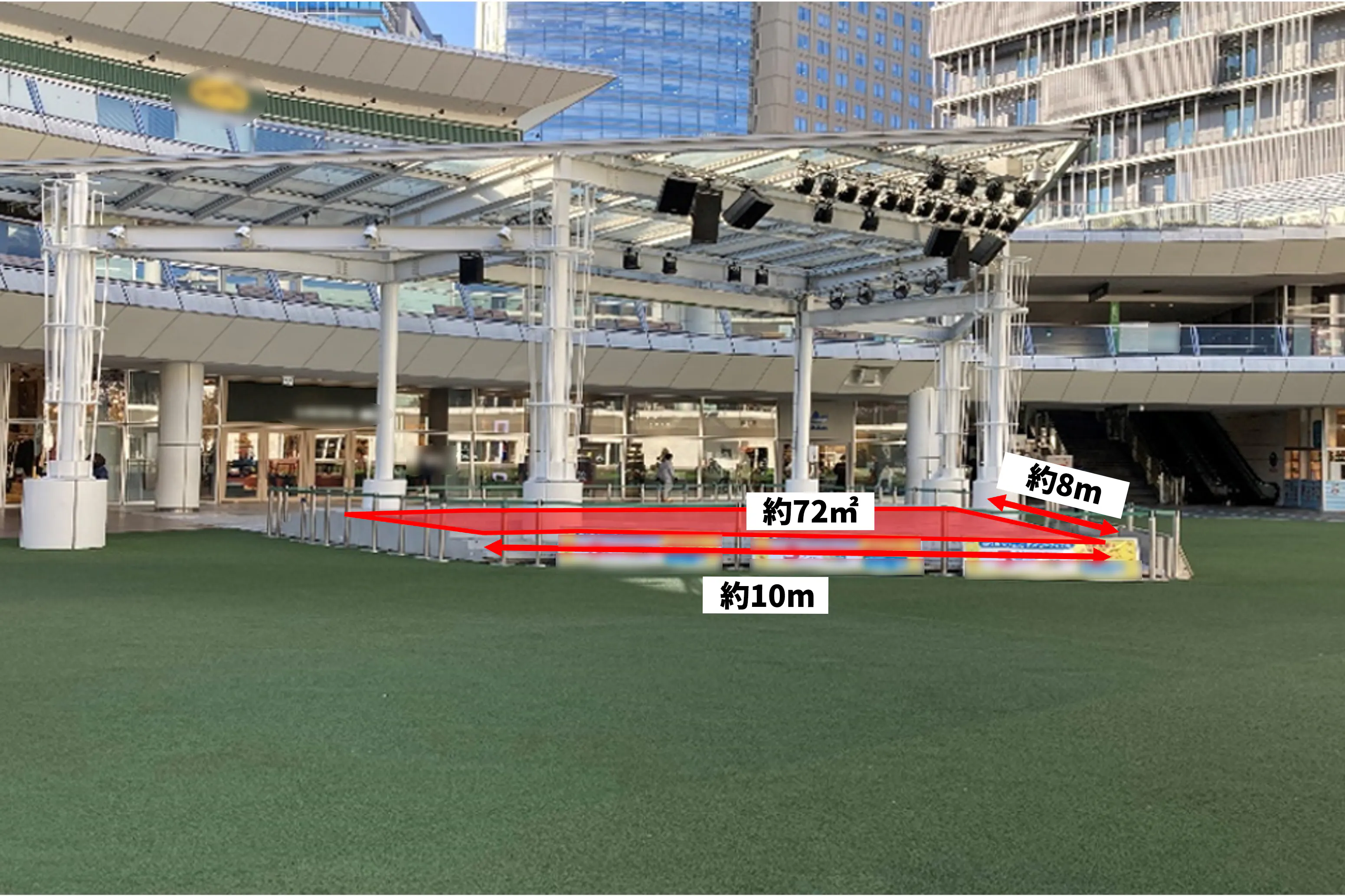 【ラゾーナ川崎プラザ】2階 ルーファ広場 グランドステージ