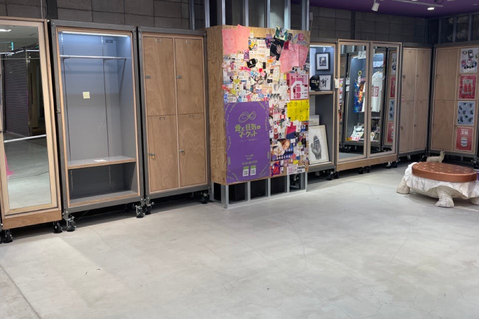 【ラフォーレ原宿/明治神宮前駅1分】愛と狂気のマーケット ポップアップストアや展示、PRイベントに最適、販売スタッフ不要なイベントスペース(スペース中)