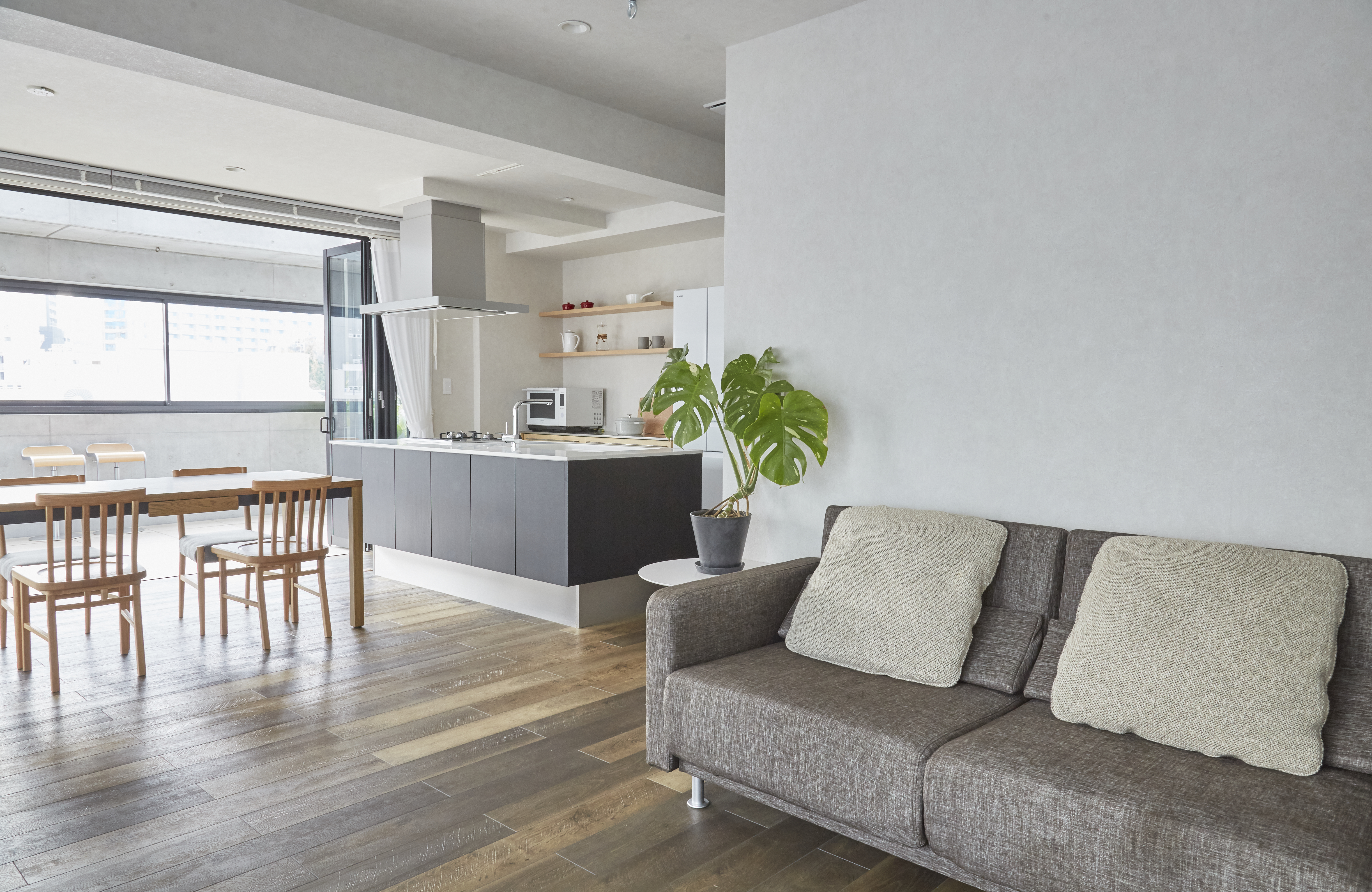 【北参道】ハウススタジオ（リビングからの風景）