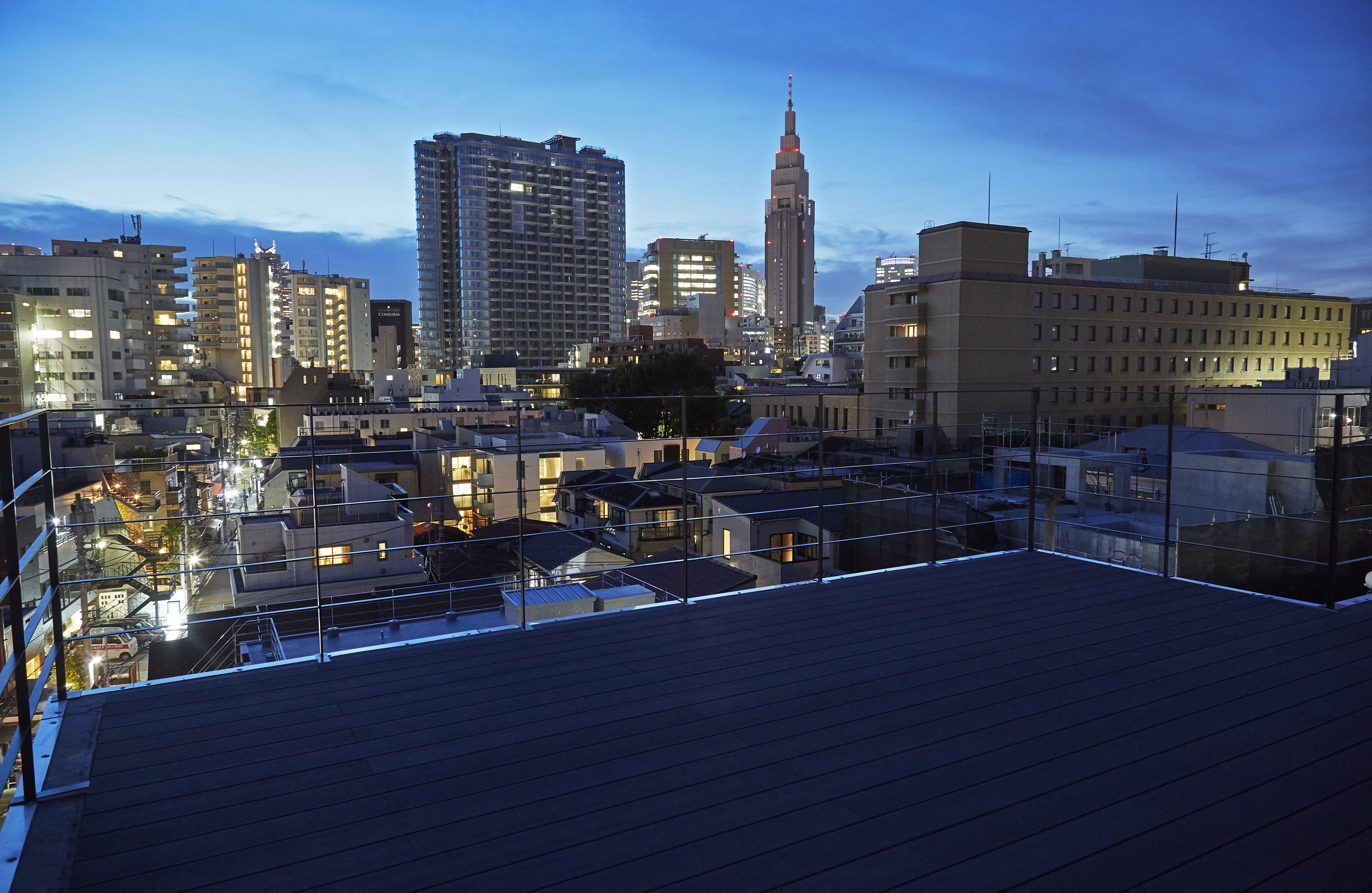 【北参道】ハウススタジオ（夜景 西向き）