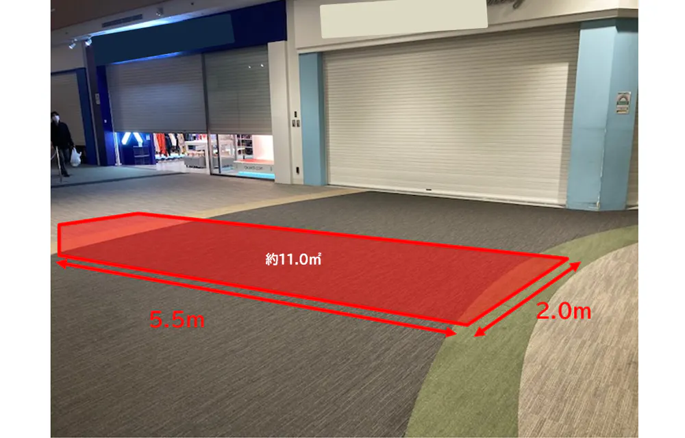 【ららぽーと立川立飛】1階 テラリウム前 北側