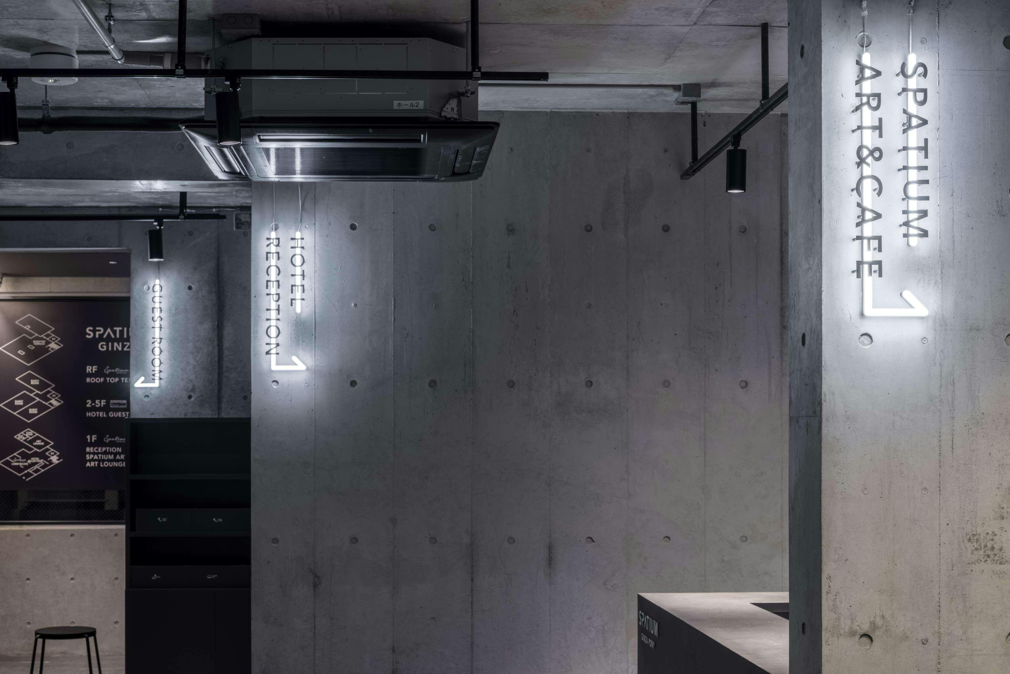 【築地駅4分】個展やグループ展等のアートギャラリー用途に最適なデザイナーズホテルのギャラリースペース