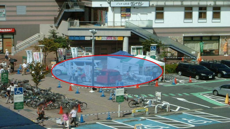 【トピレックプラザ】各種展示販売会やプロモーションイベントに適した複合商業施設にある90㎡の屋外イベントスペース