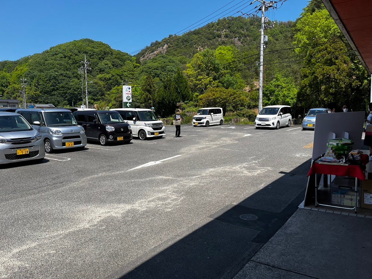 【フレスタ大崎上島店】プロモーションイベントに利用可能な駐車場スペースの画像