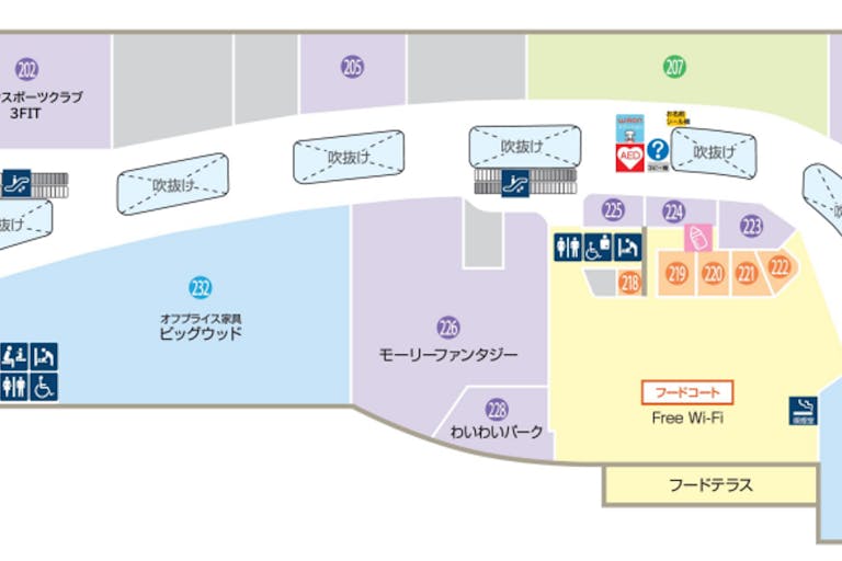 【イオンタウン上里】ポップアップストアやセールスプロモーションに適した白壁で使い勝手の良いイベントスペース(213区画)の画像5