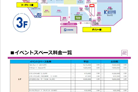 【イオンモール神戸南】1Fうまいちコート