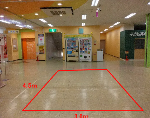 【イオン米沢店】３階南エスカレーター前 販促プロモーションや物販に最適なスーパー店内催事イベントスペース