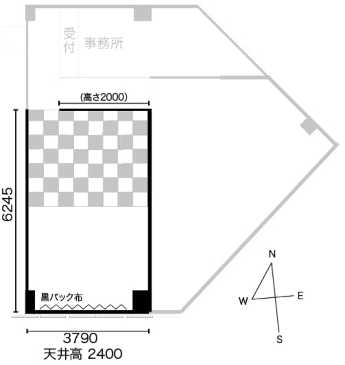 【なんば駅5分】展示会や撮影に適したモダンでシックな雰囲気のスタジオスペース