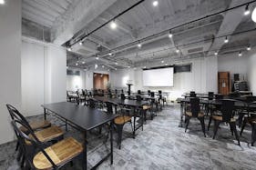 【五反田駅4分】展示会や受注販売に最適なグレーを基調としたシックな雰囲気のレンタルスペース