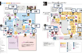 【イオンモール岡山】モール内広告 エレベーター
