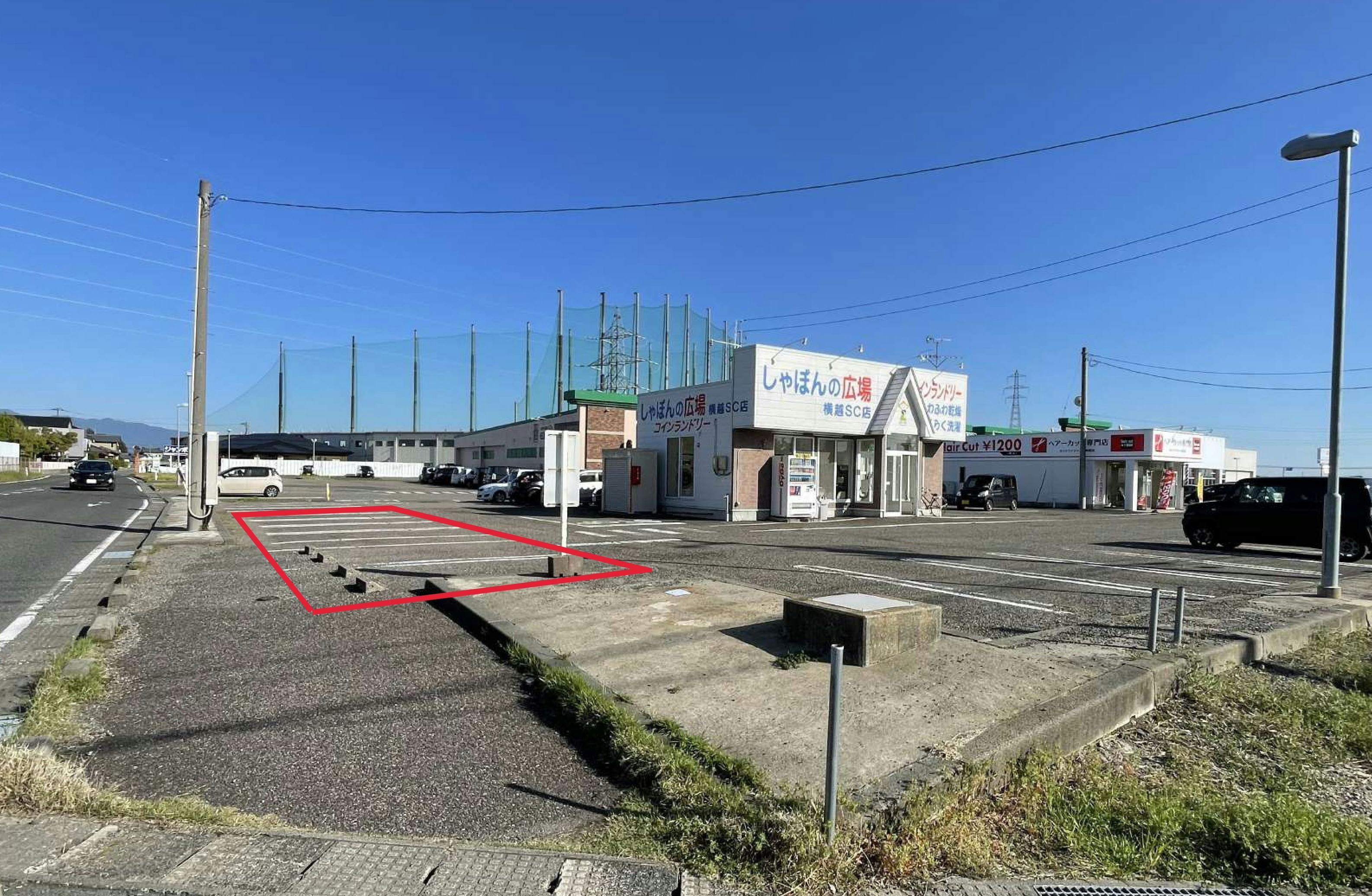 【フレスポ横越】販促プロモーションのイベント利用が可能な共用駐車場スペースの画像