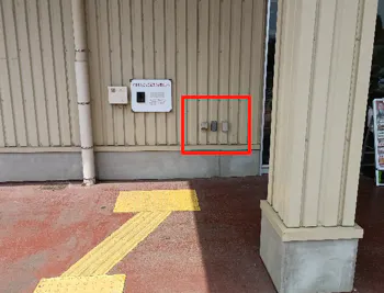 【イオンスーパーセンター陸前高田店】衣料品側入口外 販促プロモーションや物販に最適なスーパー店外催事イベントスペース
