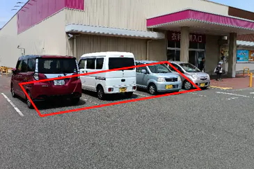【イオンスーパーセンター陸前高田店】衣料品側入口外 販促プロモーションや物販に最適なスーパー店外催事イベントスペース