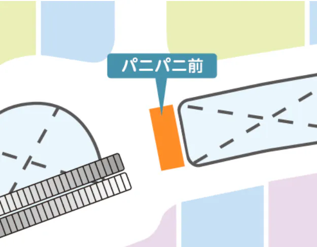 【イオンモールかほく*】パニパニ前ブリッジ