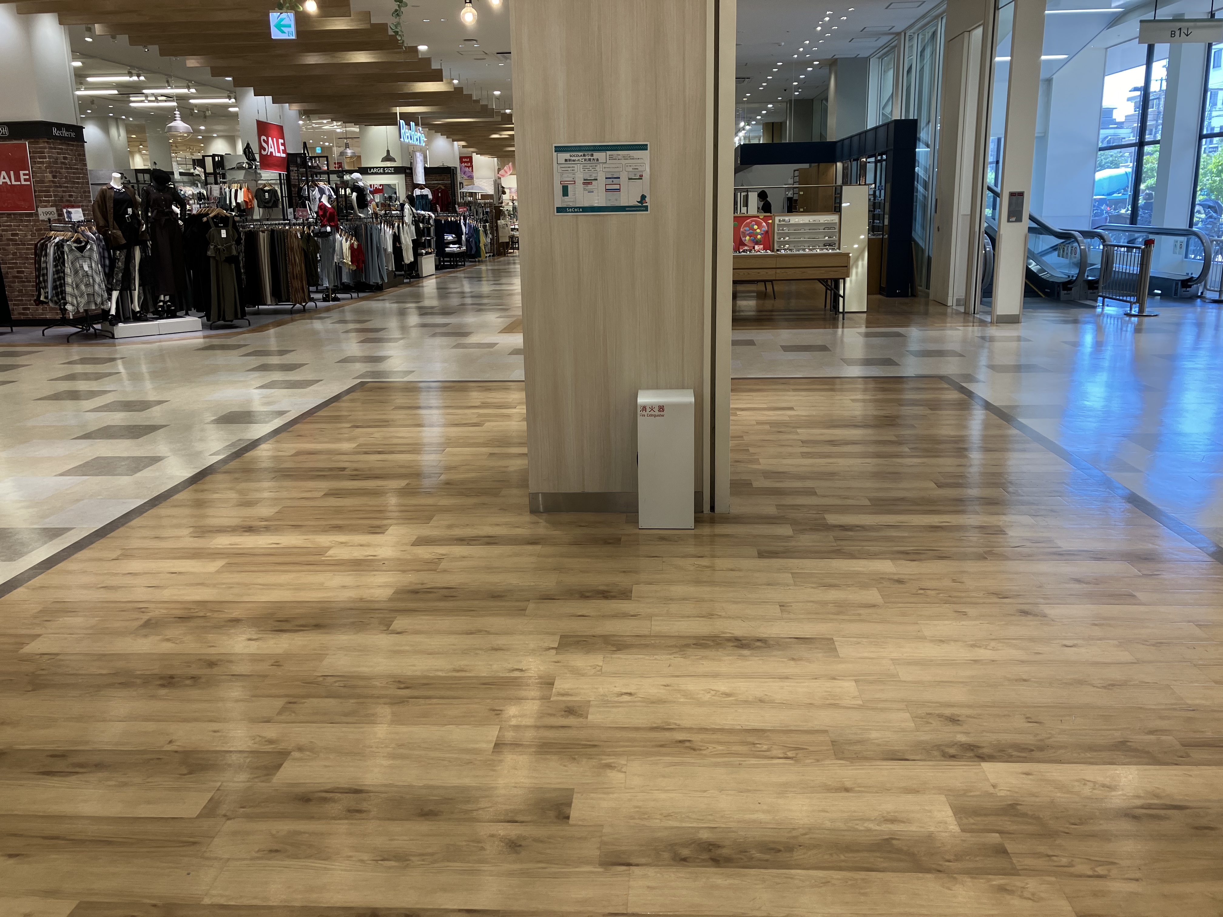 【SOCOLA南行徳】1階エントランス・エレベーター前　物販、食物販のポップアップストアや販促プロモーションに最適な催事イベントスペース