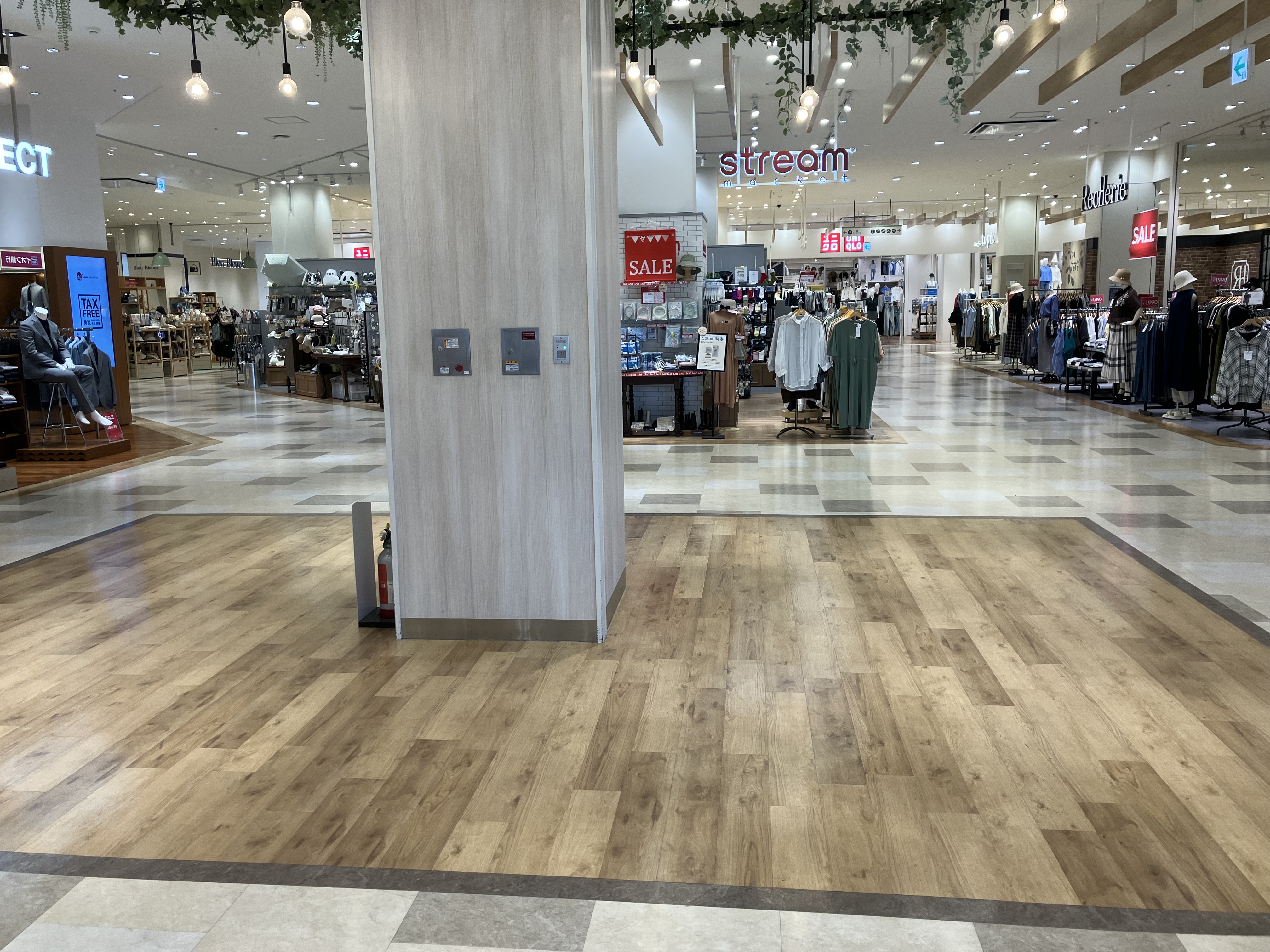 【SOCOLA南行徳】1階エントランス・エレベーター前　物販、食物販のポップアップストアや販促プロモーションに最適な催事イベントスペース